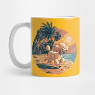 Vintage Retro Poodle Dog Mug